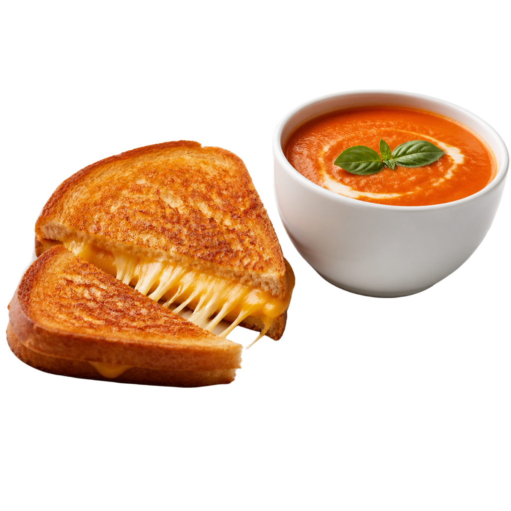 Tomato Soup + Grilled Cheese